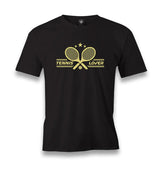 Tennis - Lover Men's Black Tshirt - Premium  from W.E.N.S. WIND - Just 6490! Shop now at W.E.N.S. WIND