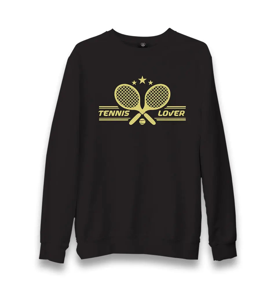 Tennis - Lover Unisex Black Sweatshirt - Premium  from W.E.N.S. WIND - Just 10990! Shop now at W.E.N.S. WIND