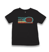 Tennis - Racket Horizontal Kid's Black T-shirt - Premium  from W.E.N.S. WIND - Just 5990! Shop now at W.E.N.S. WIND