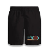 Tennis - Racket Horizontal Black Shorts - Premium  from W.E.N.S. WIND - Just 7990! Shop now at W.E.N.S. WIND