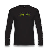 Tennis - Heartbeat II Unisex Black Longsleeve - Premium  from W.E.N.S. WIND - Just 7990! Shop now at W.E.N.S. WIND