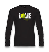 Tennis - Love Racket And Ball Unisex Black Longsleeve - Premium  from W.E.N.S. WIND - Just 7990! Shop now at W.E.N.S. WIND