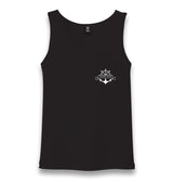 Yacht Club - Anchor Logo Unisex Black Tank Top - Premium  from W.E.N.S. WIND - Just 6490! Shop now at W.E.N.S. WIND