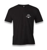 Yacht Club - Anchor Logo Men's Black Tshirt - Premium  from W.E.N.S. WIND - Just 6490! Shop now at W.E.N.S. WIND