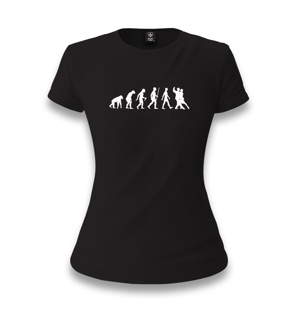 Dance Evoloution Women's Black T-shirt - Premium  from W.E.N.S. WIND - Just 6490! Shop now at W.E.N.S. WIND