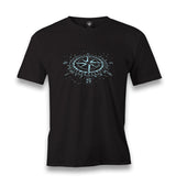 Compass Black Men's Black Tshirt - Premium  from W.E.N.S. WIND - Just 6490! Shop now at W.E.N.S. WIND