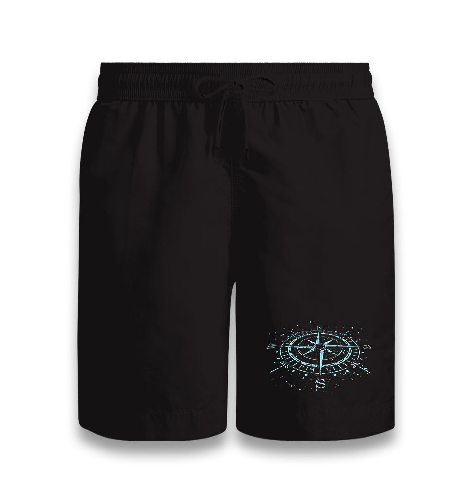 Compass Black Black Shorts - Premium  from W.E.N.S. WIND - Just 7990! Shop now at W.E.N.S. WIND