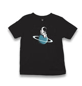 Alone On The Saturn Kid's Black T-shirt - Premium  from W.E.N.S. WIND - Just 5990! Shop now at W.E.N.S. WIND