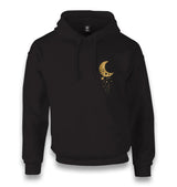 Space - Stars Falling From The Moon Unisex Black Hoodie - Premium  from W.E.N.S. WIND - Just 11990! Shop now at W.E.N.S. WIND