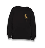 Space - Stars Falling From The Moon Kid's Black Sweatshirt - Premium  from W.E.N.S. WIND - Just 7990! Shop now at W.E.N.S. WIND