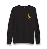 Space - Stars Falling From The Moon Unisex Black Sweatshirt - Premium  from W.E.N.S. WIND - Just 10990! Shop now at W.E.N.S. WIND