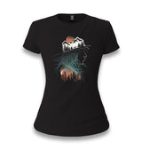 Nature Adventure Camp Silhouette Women's Black T-shirt - Premium  from W.E.N.S. WIND - Just 6490! Shop now at W.E.N.S. WIND