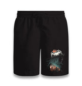 Nature Adventure Camp Silhouette Black Shorts - Premium  from W.E.N.S. WIND - Just 7990! Shop now at W.E.N.S. WIND