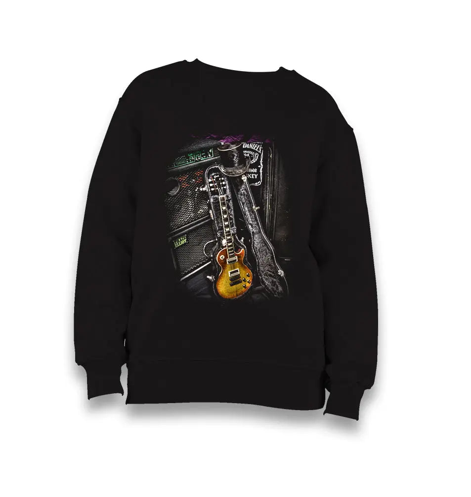 Music - Guitar Kid's Black Sweatshirt - Premium  from W.E.N.S. WIND - Just 7990! Shop now at W.E.N.S. WIND