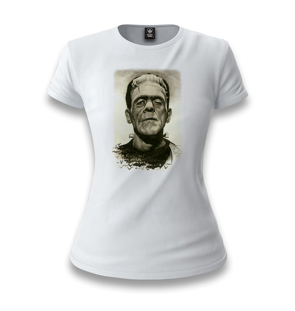 Frankenstein White Women T-shirt - Premium  from W.E.N.S. WIND - Just 6490! Shop now at W.E.N.S. WIND