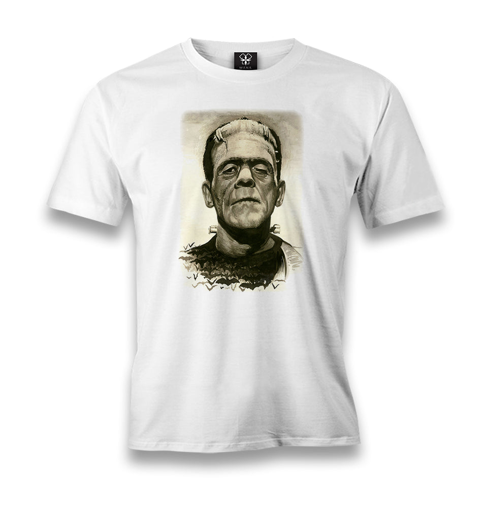 Frankenstein Men's White Tshirt - Premium  from W.E.N.S. WIND - Just 6490! Shop now at W.E.N.S. WIND