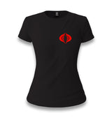 Cobra Logo Women's Black T-shirt - Premium  from W.E.N.S. WIND - Just 6490! Shop now at W.E.N.S. WIND