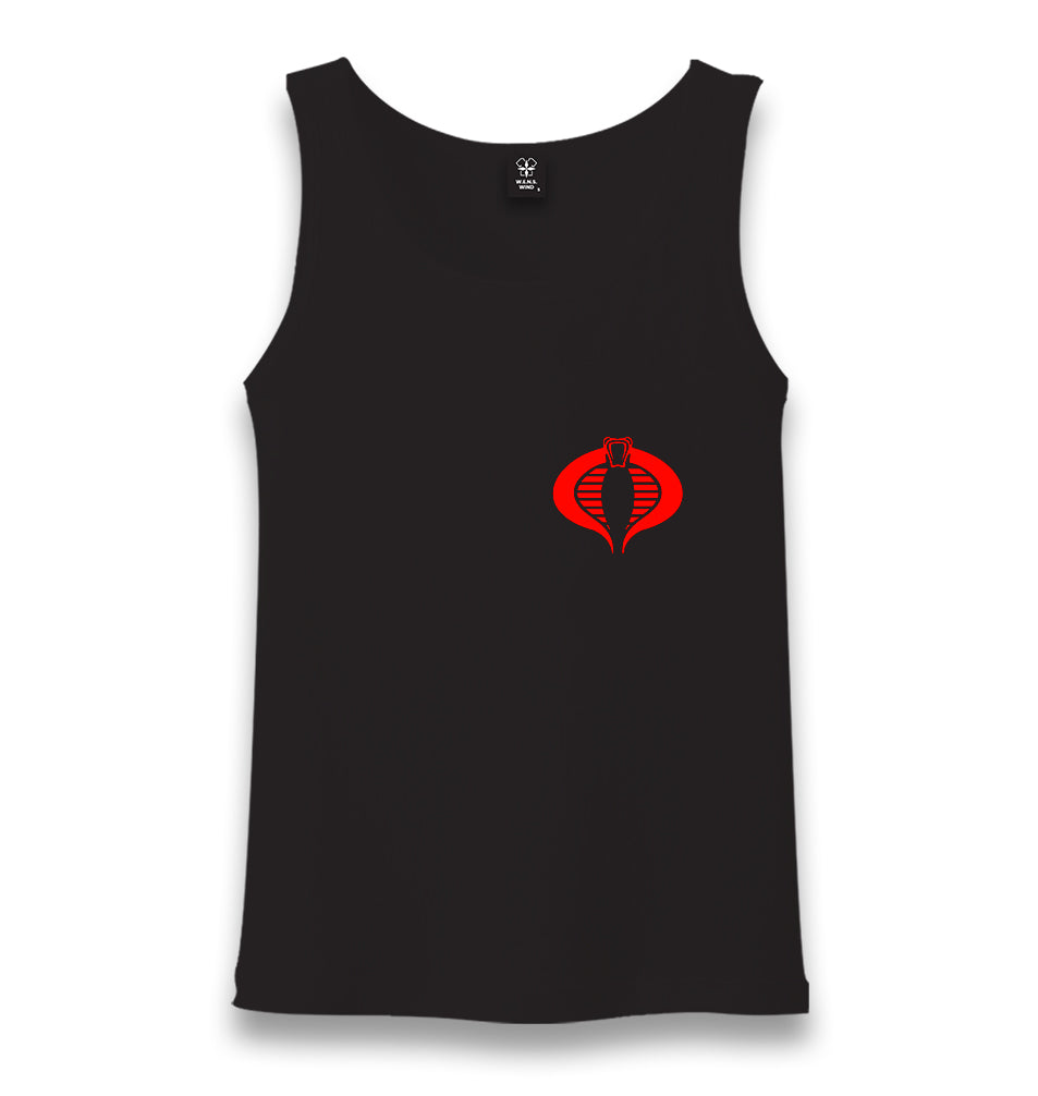 Cobra Logo Unisex Black Tank Top - Premium  from W.E.N.S. WIND - Just 6490! Shop now at W.E.N.S. WIND