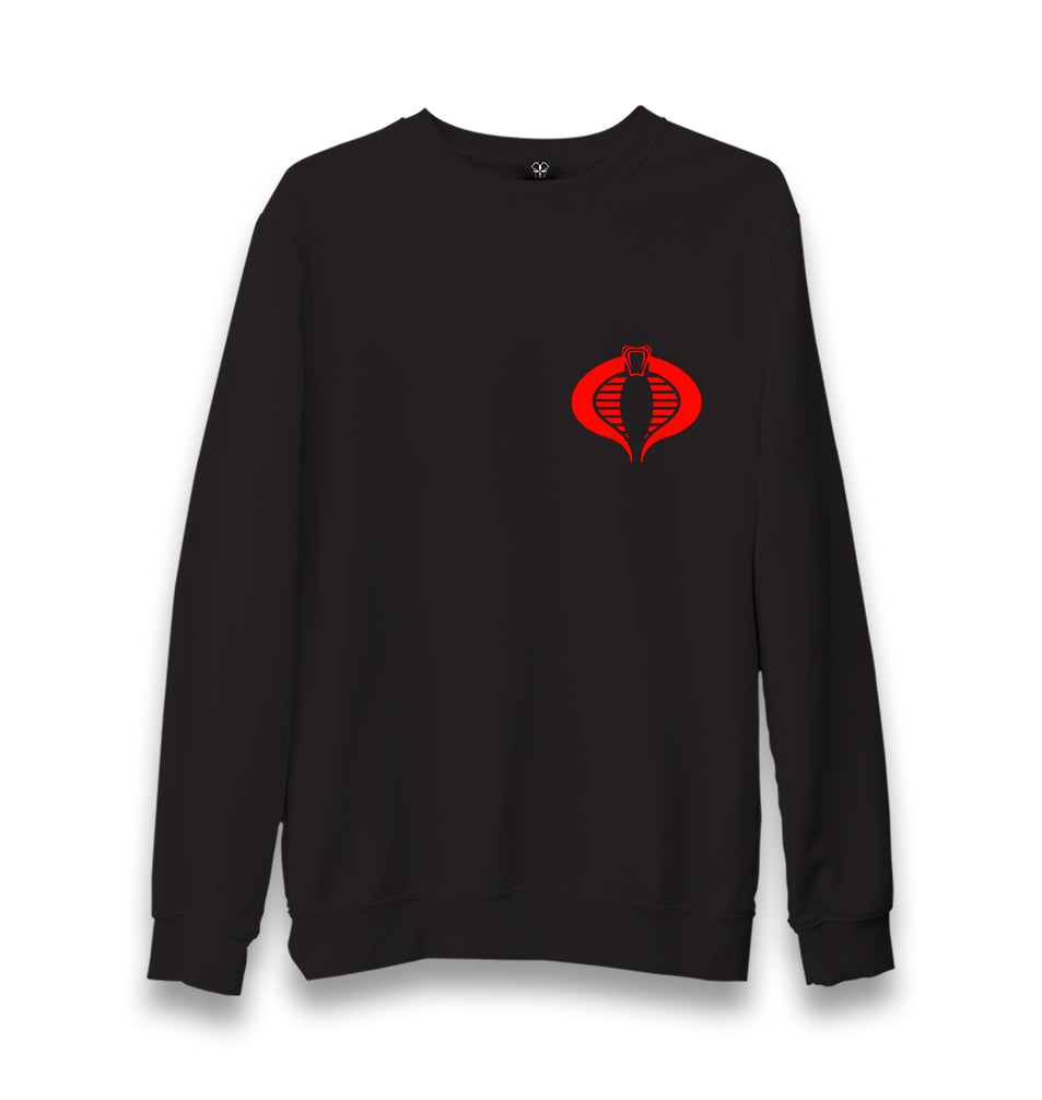 Cobra Logo Unisex Black Sweatshirt - Premium  from W.E.N.S. WIND - Just 10990! Shop now at W.E.N.S. WIND
