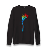 Parrot Unisex Black Sweatshirt - Premium  from W.E.N.S. WIND - Just 10990! Shop now at W.E.N.S. WIND