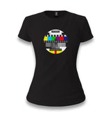 TV No Signal Women's Black T-shirt - Premium  from W.E.N.S. WIND - Just 6490! Shop now at W.E.N.S. WIND