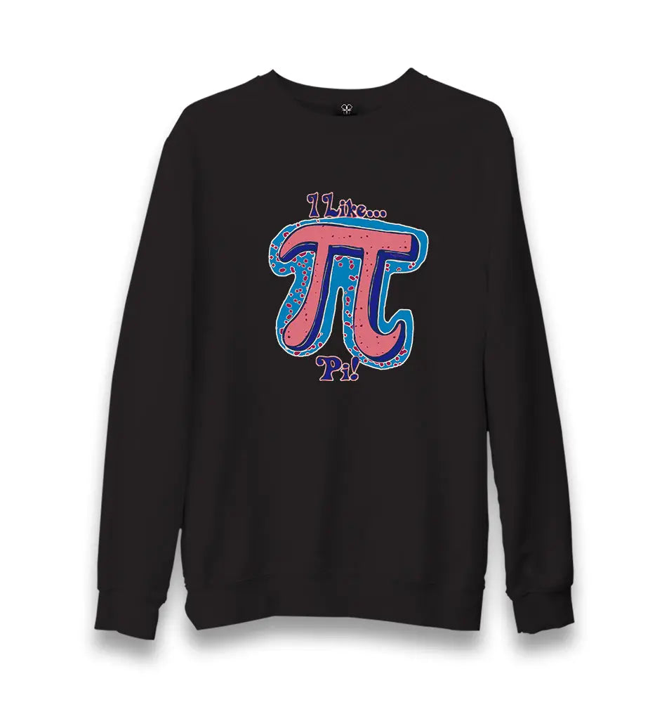 Mathematics - Pi I Like Unisex Black Sweatshirt - Premium  from W.E.N.S. WIND - Just 10990! Shop now at W.E.N.S. WIND