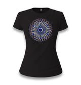 Evil Eye Lampwork Bead Women's Black T-shirt - Premium  from W.E.N.S. WIND - Just 6490! Shop now at W.E.N.S. WIND