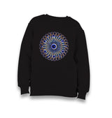 Evil Eye Lampwork Bead Kid's Black Sweatshirt - Premium  from W.E.N.S. WIND - Just 7990! Shop now at W.E.N.S. WIND