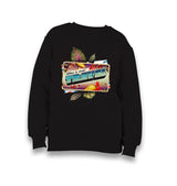 When in Doubt Travel Postcard Kid's Black Sweatshirt - Premium  from W.E.N.S. WIND - Just 7990! Shop now at W.E.N.S. WIND