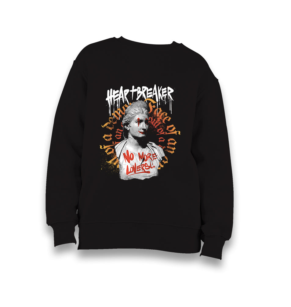 Heartbreaker Statue Kid's Black Sweatshirt - Premium  from W.E.N.S. WIND - Just 7990! Shop now at W.E.N.S. WIND