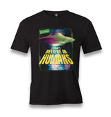 I Don't Believe in Humans II Men's Black Tshirt - Premium  from W.E.N.S. WIND - Just 6490! Shop now at W.E.N.S. WIND