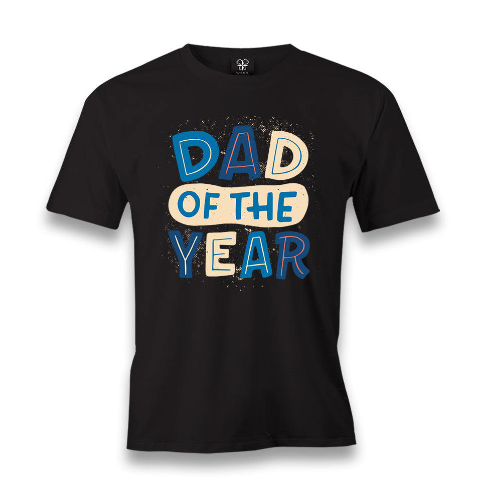 Dad of the Year Men's Black Tshirt - Premium  from W.E.N.S. WIND - Just 6490! Shop now at W.E.N.S. WIND