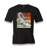 Alligator on Earth Colors Men's Black Tshirt - Premium  from W.E.N.S. WIND - Just 6490! Shop now at W.E.N.S. WIND