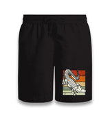 Alligator on Earth Colors Black Shorts - Premium  from W.E.N.S. WIND - Just 7990! Shop now at W.E.N.S. WIND