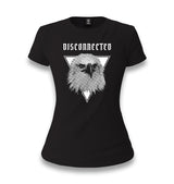 Eagle Disconnected Women's Black T-shirt - Premium  from W.E.N.S. WIND - Just 6490! Shop now at W.E.N.S. WIND