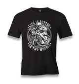 Motorcyle Life is Better on Two Wheels Men's Black Tshirt - Premium  from W.E.N.S. WIND - Just 6490! Shop now at W.E.N.S. WIND