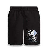 Astronaut Space Motorcycle Black Shorts - Premium  from W.E.N.S. WIND - Just 7990! Shop now at W.E.N.S. WIND