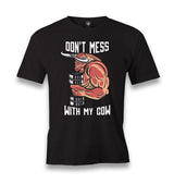 Bodybuilding Don't Mess With My Cow Men's Black Tshirt - Premium  from W.E.N.S. WIND - Just 6490! Shop now at W.E.N.S. WIND