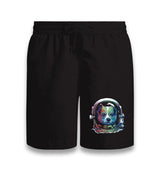 Space Dog Astronaut Black Shorts - Premium  from W.E.N.S. WIND - Just 7990! Shop now at W.E.N.S. WIND