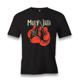 Boxing Muay Thai Gloves Men's Black Tshirt - Premium  from W.E.N.S. WIND - Just 6490! Shop now at W.E.N.S. WIND