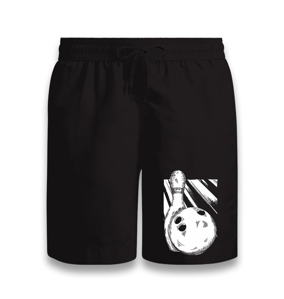 Bowling Lover Black Shorts - Premium  from W.E.N.S. WIND - Just 7990! Shop now at W.E.N.S. WIND