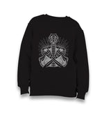 Skeleton Guitar Rock On Kid's Black Sweatshirt - Premium  from W.E.N.S. WIND - Just 7990! Shop now at W.E.N.S. WIND