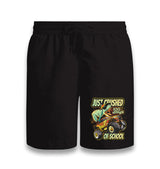 Dinosaur Riding Monster Truck Back to School Black Shorts - Premium  from W.E.N.S. WIND - Just 7990! Shop now at W.E.N.S. WIND