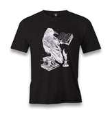 A Raven Reading Book Men's Black Tshirt - Premium  from W.E.N.S. WIND - Just 6490! Shop now at W.E.N.S. WIND
