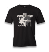 The Codefather Coding Men's Black Tshirt - Premium  from W.E.N.S. WIND - Just 6490! Shop now at W.E.N.S. WIND