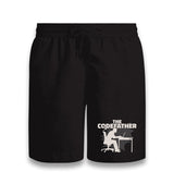 The Codefather Coding Black Shorts - Premium  from W.E.N.S. WIND - Just 7990! Shop now at W.E.N.S. WIND