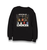 Electric Guitars and Choices Kid's Black Sweatshirt - Premium  from W.E.N.S. WIND - Just 7990! Shop now at W.E.N.S. WIND