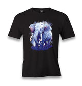 Purple Elephant Men's Black Tshirt - Premium  from W.E.N.S. WIND - Just 6490! Shop now at W.E.N.S. WIND