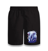 Purple Elephant Black Shorts - Premium  from W.E.N.S. WIND - Just 7990! Shop now at W.E.N.S. WIND