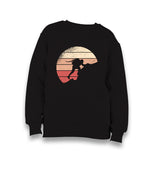 Man Climbing to a Mountain Kid's Black Sweatshirt - Premium  from W.E.N.S. WIND - Just 7990! Shop now at W.E.N.S. WIND